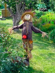 Cum sa faci o păpușă grădină - Scarecrow m2-bord