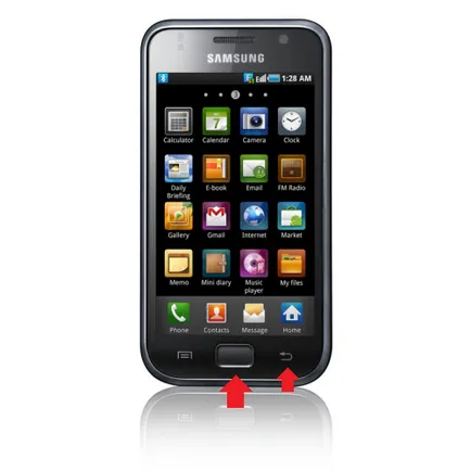 Hogyan kell szedni a képernyőről a Samsung Galaxy