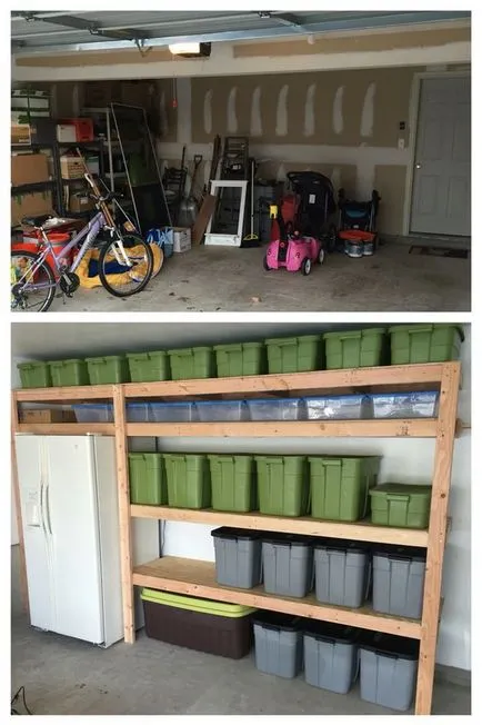 Как да направите шкаф в гаража или навес - рисунки, моите идеи за градината и градината