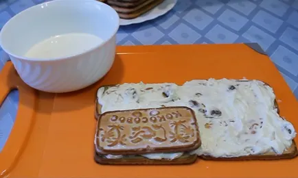 Cake sütés nélkül a cookie-k - 5 körökre receptek