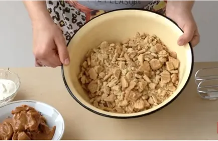 Cake sütés nélkül a cookie-k - 5 körökre receptek