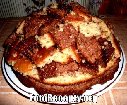 Cake „Göndör Fogdmeg” otthon főzni - lépésről lépésre receptek fotókkal