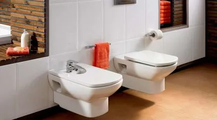 WC agățat cu instalarea de un pick mai bun pentru apartamente