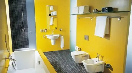 WC agățat cu instalarea de un pick mai bun pentru apartamente