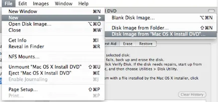Инсталирайте Mac OS X от външен USB диск