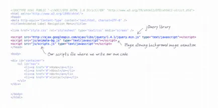 Lecții de a dezvolta jQuery meniu animat rece