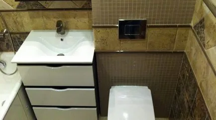 WC agățat cu instalarea de un pick mai bun pentru apartamente