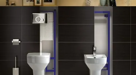 WC agățat cu instalarea de un pick mai bun pentru apartamente