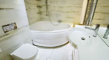 WC agățat cu instalarea de un pick mai bun pentru apartamente