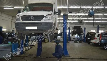 Укрепване извори Mercedes Sprinter спринтьор на пролетта