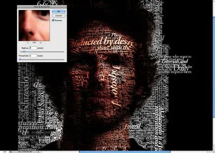 Урок Photoshop Super типографски портрет, супер лесно типографски портрет - малко за