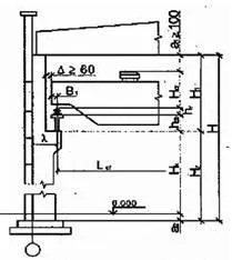 Selectarea coloanelor de rețea și stabilirea dimensiunilor interioare ale pe un nivel industrial