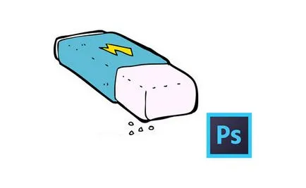 Магията Eraser в Photoshop, където се намира и как те работят