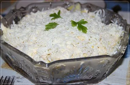 Air saláta - menyasszony - zöldséges - érzékenység és az egyszerűség