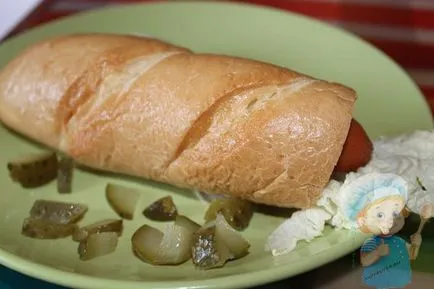 Hot dog francia gyors recept táplálékot otthon