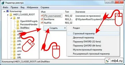 Cum de a crea o valoare șir în Windows registru folosind regedit