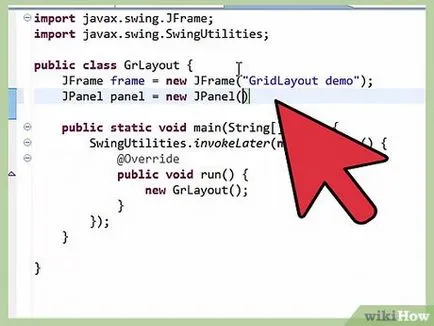 Cum de a crea o grilă în Java interfață grafică