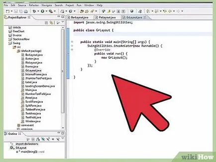 Cum de a crea o grilă în Java interfață grafică