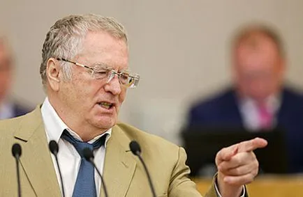 Csillag a show business hívás Zhirinovsky nem lovagolni a „maffia” esküvő „Miért farag púpos”