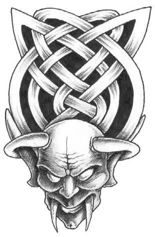 Thumbnail снимка 63, 12 стойности татуировки с демоните, идеята за татуировка, както и списък на основните демони