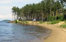 База на езерото Uvildy (за отдих и риболов) област Челябинск