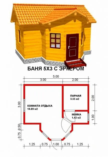 Баня му ръце проект, строителство, декорация, направи си сам