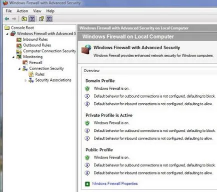 firewall Windows Vista