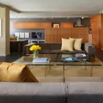 design a szoba egy dobogós gyönyörű belső a lakás egy többszintű padló