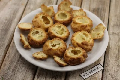 Eclairs - lépésről lépésre recept, hogyan kell főzni fotókkal