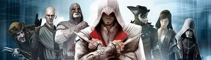 Ezio Auditore Assassin karakter játékok - s Creed