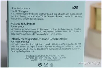 Estee lauder hármas krém bőr rehydrator - többfokozatú hidratáló vélemények