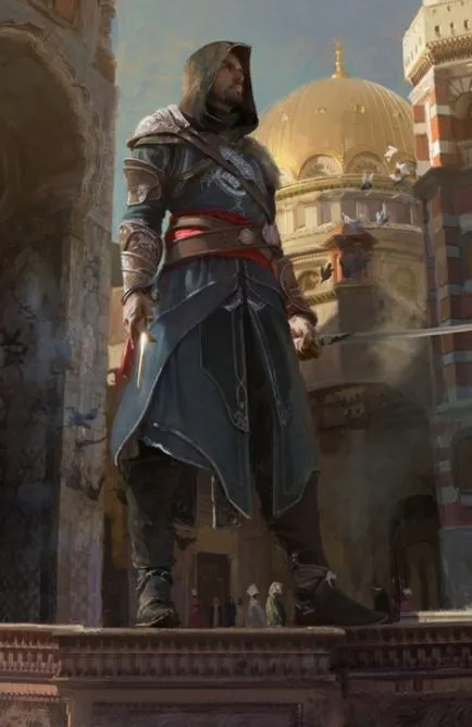 Ezio Auditore Assassin karakter játékok - s Creed