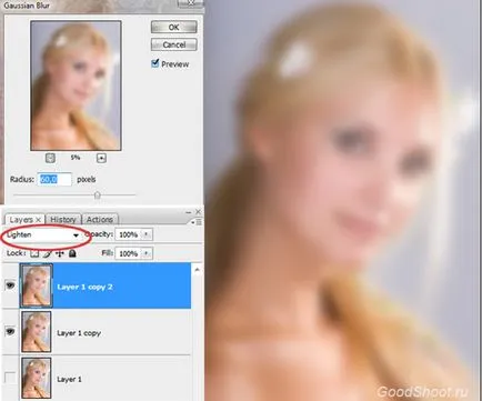 Photoshop lágy szűrő hatása a Photoshop