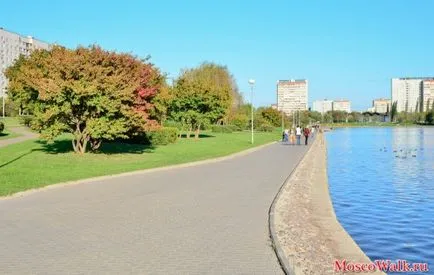 parc Golyanovsky și iaz - Moscova plimbări, plimbări