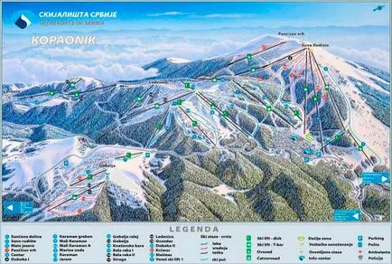 Stațiune de schi Kopaonik (Kopaonik), caracteristicile stațiunii, traseele sunt, cum să obțineți