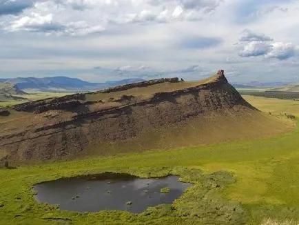 Hegység „aknák” Khakassia