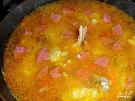 Spanyol paella csirkével - lépésről lépésre recept fotók