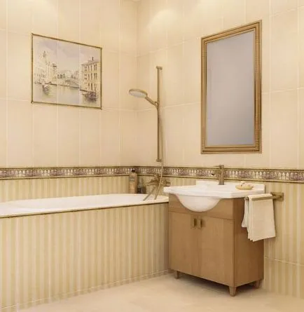 Spanyol csempe a belső a fürdőszobában szoba fotó mozaikok, freskók