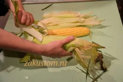 Hogyan és mennyi idő kell főzni a kukorica, parasztház terület