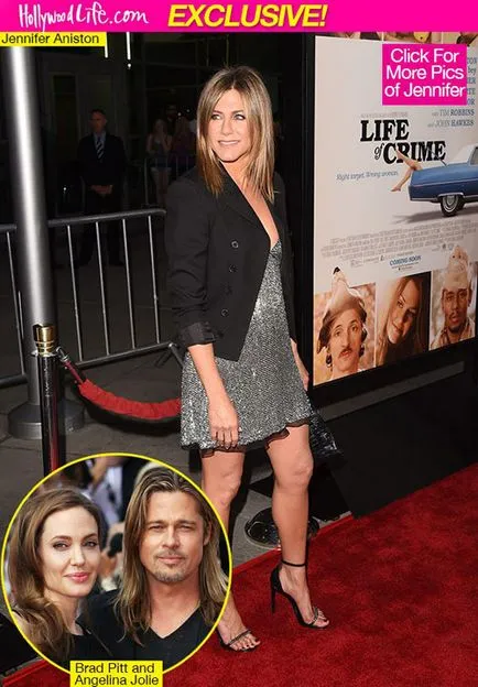 Ahogy Jennifer Aniston reagált Pitt és Jolie esküvő