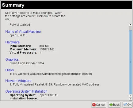 Cum se instalează și se configurează virtualizarea bazată pe Xen în openSUSE 11