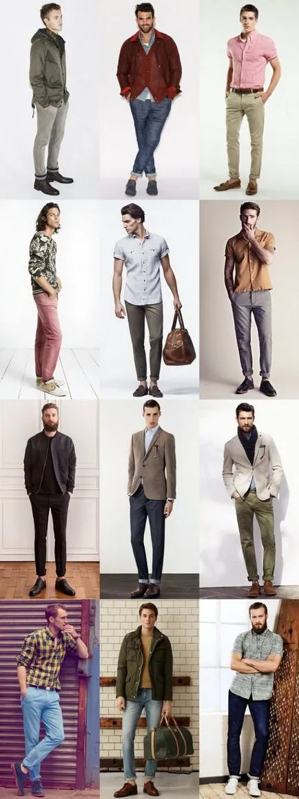 Колко дълго трябва да бъде стилни панталони при мъжете, ноти стил