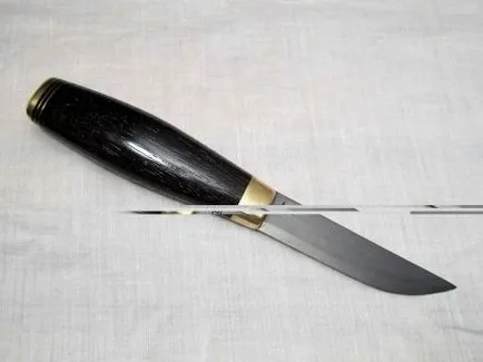 Hogyan készítsünk egy fogantyút a kést a kezével