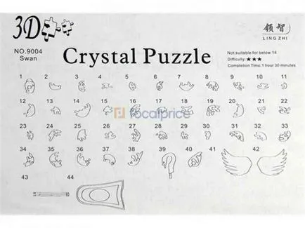 Hogyan kell összeállítani a kristály puzzle