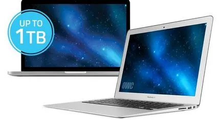 Как да се увеличи паметта MacBook Air Pro и до 1 TB