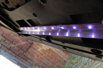 Как се инсталира LED осветление в колата с ръцете си