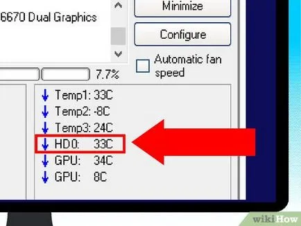 Как да разберете температурата на компютърни компоненти