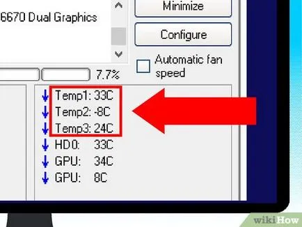Как да разберете температурата на компютърни компоненти