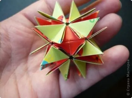 Kusudama gyártási lepkék saját kezűleg, vnestandarta