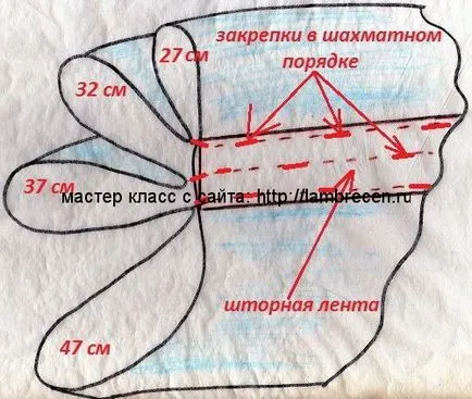 Karnis felfújja fejlécet vagy kagyló, függönyök, karnisok, lakástextíliák saját kezűleg